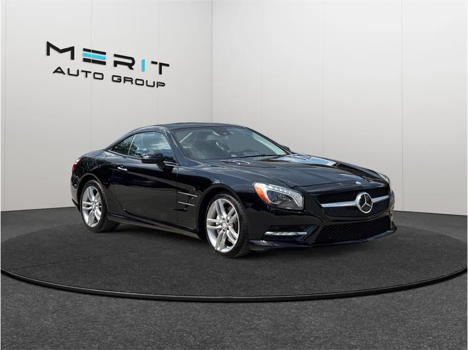 Black 2013 Mercedes-benz SL-Class SL 550 Roadster 2D for sale in Jacksonville, FL