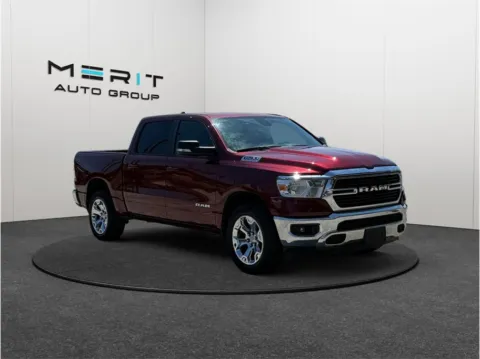 Red 2021 Ram 1500 Crew Cab Big Horn Pickup 4D 5 1/2 ft for sale in Jacksonville, FL