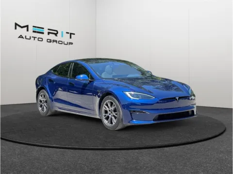 Blue 2022 Tesla Model S Long Range Sedan 4D for sale in Jacksonville, FL
