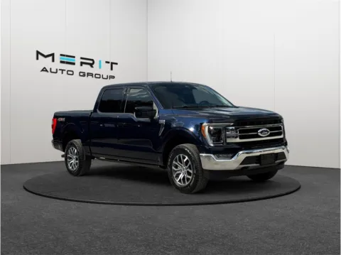 Blue 2022 Ford F-150 SuperCrew Cab Lariat Pickup 4D 5 1/2 ft for sale in Jacksonville, FL
