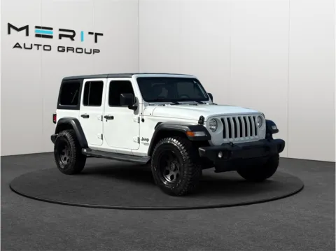 White 2018 Jeep Wrangler Unlimited All New Sport S Sport Utility 4D for sale in Jacksonville, FL