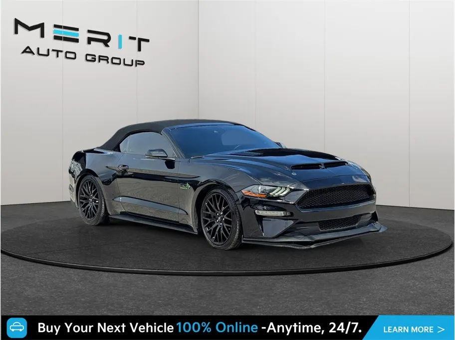 Black 2019 Ford Mustang GT Premium Convertible 2D Performance Package for sale in Jacksonville, FL