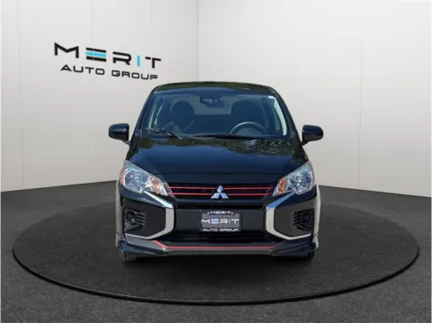 Another view of 2021 Mitsubishi Mirage Carbonite Edition Hatchback 4D for sale in Jacksonville, FL at Merit Auto Group Atlantic