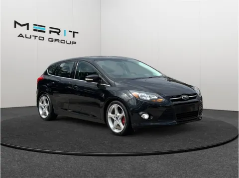 Black 2014 Ford Focus Titanium Hatchback 4D for sale in Jacksonville, FL
