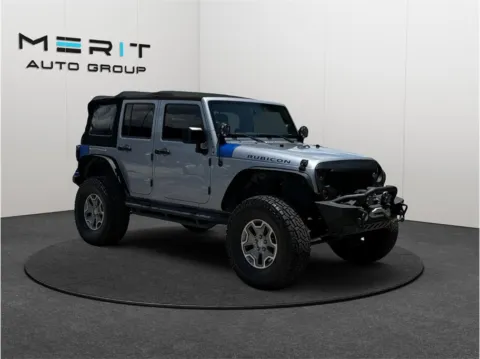 Silver 2015 Jeep Wrangler Unlimited Rubicon Sport Utility 4D for sale in Jacksonville, FL