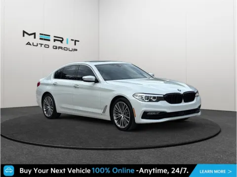White 2018 BMW 5 Series 540i Sedan 4D for sale in Jacksonville, FL