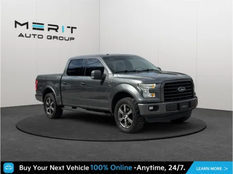 Gray 2015 Ford F-150 SuperCrew Cab XLT Pickup 4D 5 1/2 ft for sale in Jacksonville, FL