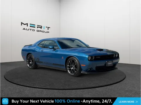 Blue 2021 Dodge Challenger R/T Scat Pack Coupe 2D for sale in Jacksonville, FL