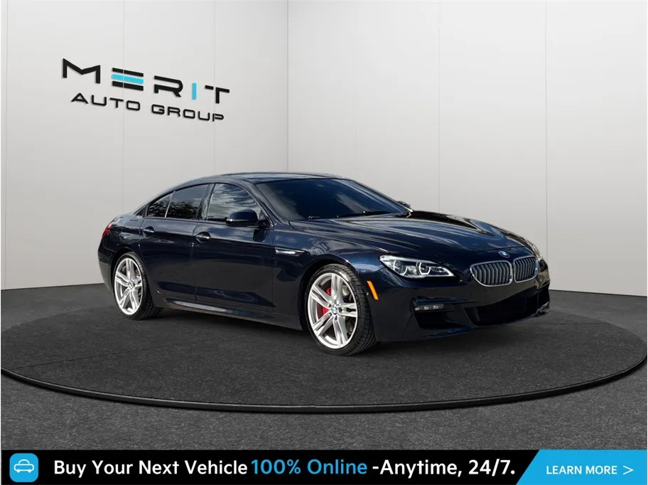 Black 2016 BMW 6 Series 650i xDrive Gran Coupe 4D for sale in Jacksonville, FL