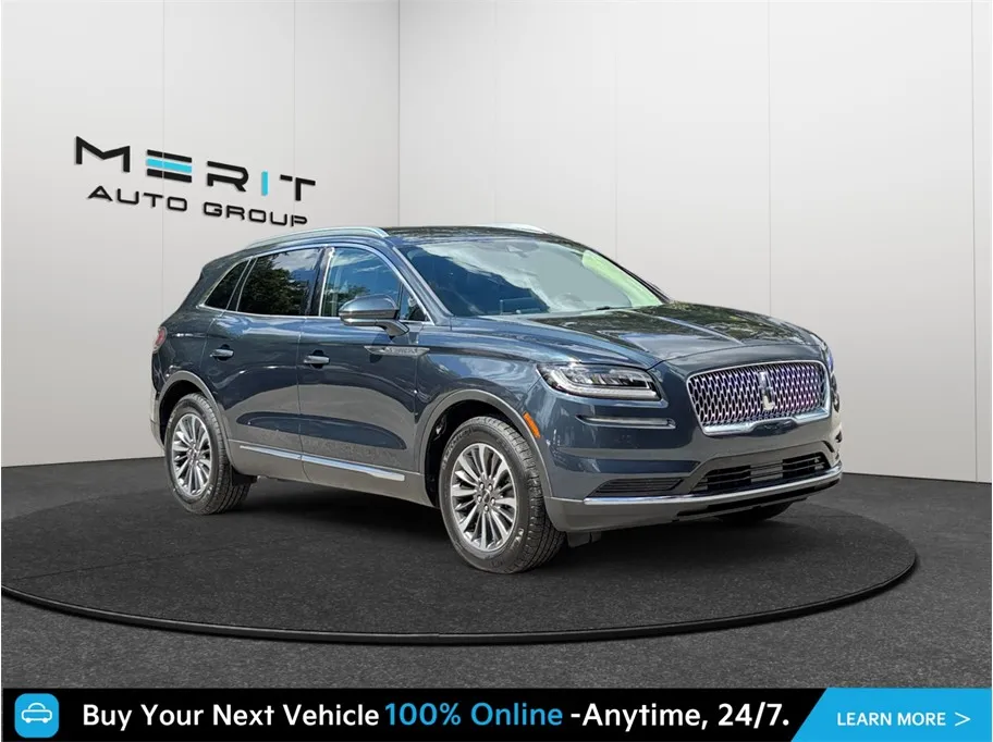 Blue 2021 Lincoln Nautilus Sport Utility 4D for sale in Jacksonville, FL