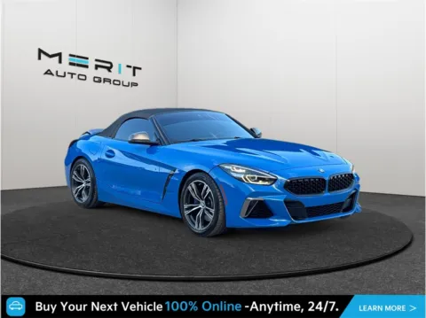 Blue 2020 BMW Z4 sDrive M40i Roadster 2D for sale in Jacksonville, FL