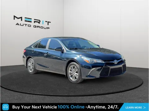 Blue 2017 Toyota Camry SE Sedan 4D for sale in Jacksonville, FL