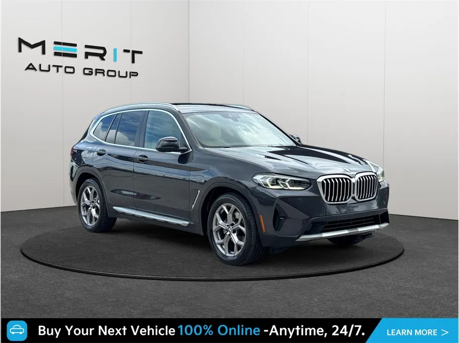 Gray 2022 BMW X3 sDrive30i Sport Utility 4D for sale in Jacksonville, FL