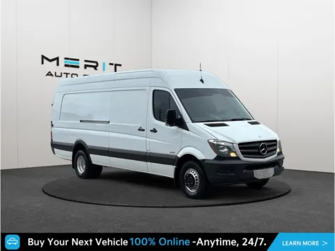White 2014 Mercedes-benz Sprinter 3500 Cargo Extended w/170 WB Van 3D for sale in Jacksonville, FL