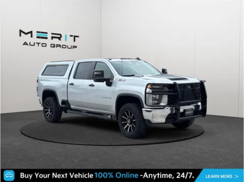 Silver 2021 Chevrolet Silverado 2500 HD Crew Cab Work Truck Pickup 4D 6 1/2 ft for sale in Jacksonville, FL