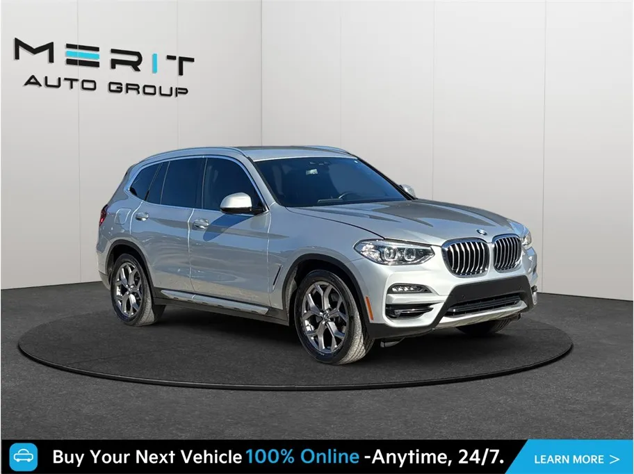 Silver 2021 BMW X3 sDrive30i Sport Utility 4D for sale in Jacksonville, FL