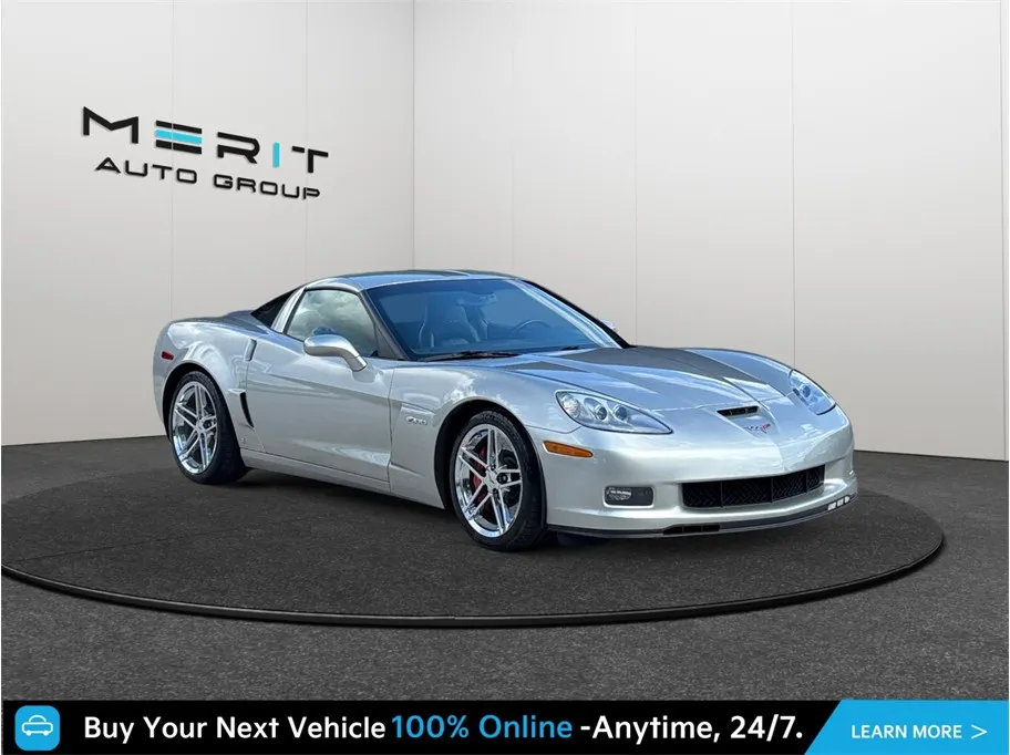Silver 2008 Chevrolet Corvette Z06 Coupe 2D for sale in Jacksonville, FL