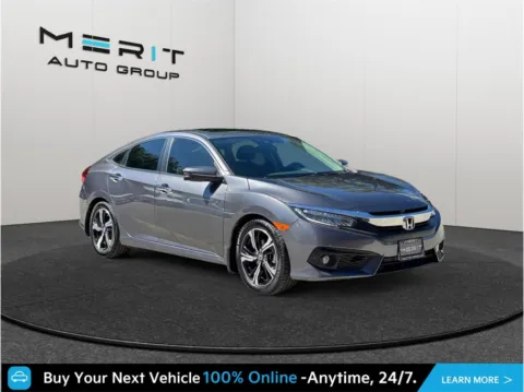 Gray 2016 Honda Civic Touring Sedan 4D for sale in Jacksonville, FL