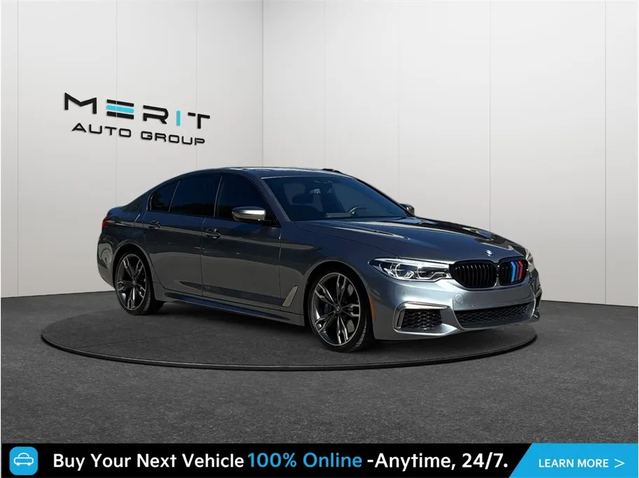 Gray 2020 BMW 5 Series M550i xDrive Sedan 4D for sale in Jacksonville, FL