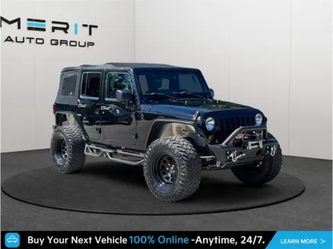 Black 2017 Jeep Wrangler Unlimited Sport SUV 4D for sale in Jacksonville, FL