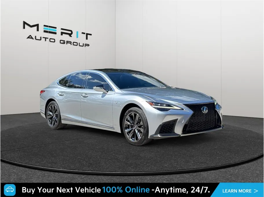 Gray 2022 Lexus LS 500 F SPORT Sedan 4D for sale in Jacksonville, FL