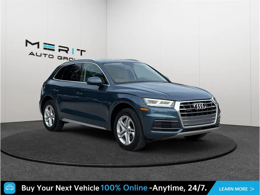 Blue 2018 Audi Q5 Premium Plus Sport Utility 4D for sale in Jacksonville, FL