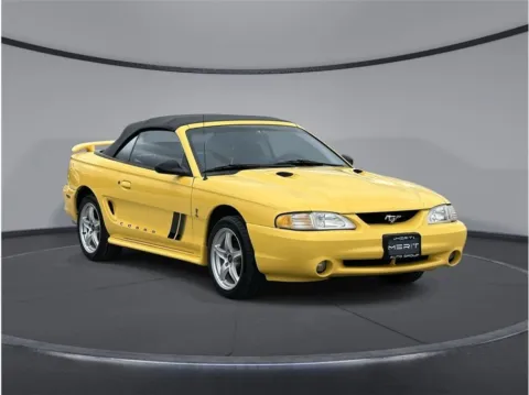 Yellow 1998 Ford Mustang Cobra Convertible 2D for sale in Jacksonville, FL