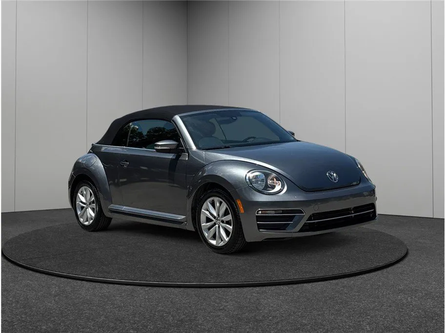Gray 2017 Volkswagen Beetle Convertible 1.8T Classic Convertible 2D for sale in Jacksonville, FL