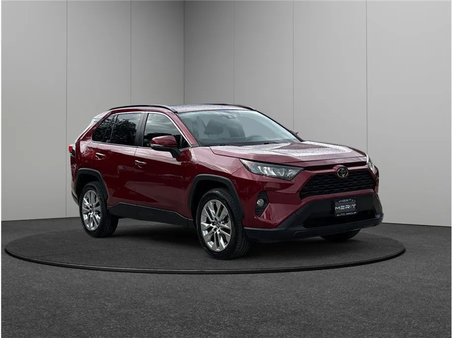 Red 2020 Toyota RAV4 XLE Premium for sale in Jacksonville, FL