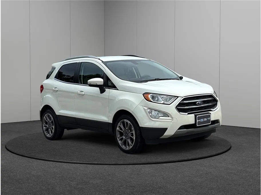White 2021 Ford EcoSport Titanium Sport Utility 4D for sale in Jacksonville, FL