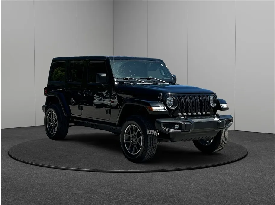 Black 2021 Jeep Wrangler Unlimited 80th Edition Sport Utility 4D for sale in Jacksonville, FL