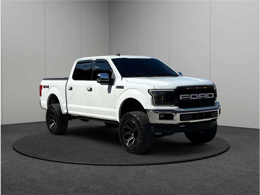 White 2019 Ford F-150 Lariat Pickup 4D 5 1/2 ft for sale in Jacksonville, FL