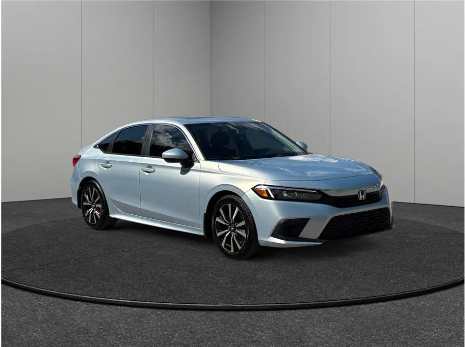 Blue 2022 Honda Civic Sedan EX for sale in Jacksonville, FL