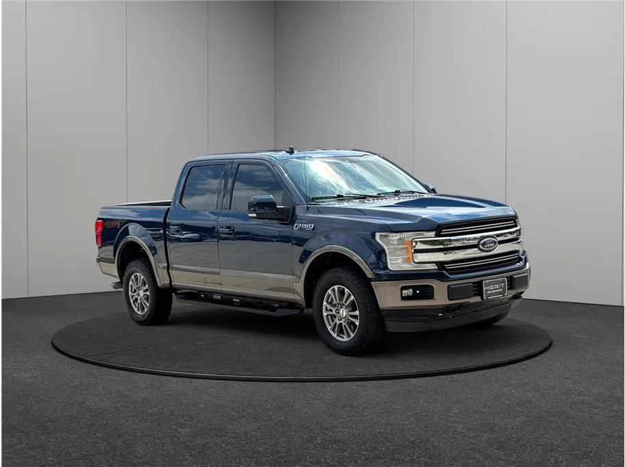Blue 2019 Ford F-150 SuperCrew Cab Lariat Pickup 4D 5 1/2 ft for sale in Jacksonville, FL