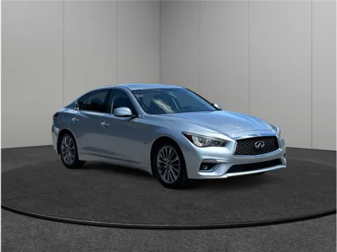 Silver 2019 Infiniti Q50 3.0t LUXE Sedan 4D for sale in Jacksonville, FL