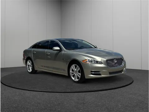 Gold 2014 Jaguar XJ L Portfolio Sedan 4D for sale in Jacksonville, FL