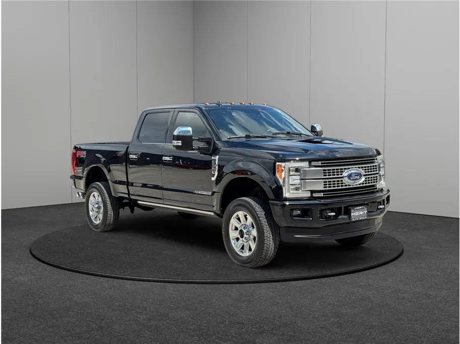 Black 2019 Ford F350 Super Duty Crew Cab Platinum Pickup 4D 6 3/4 ft for sale in Jacksonville, FL