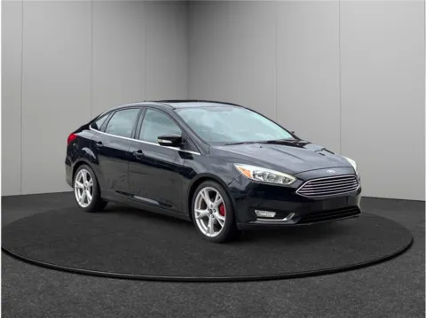 Black 2015 Ford Focus Titanium Sedan 4D for sale in Jacksonville, FL