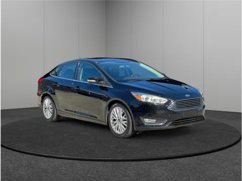 Black 2018 Ford Focus Titanium Sedan 4D for sale in Jacksonville, FL