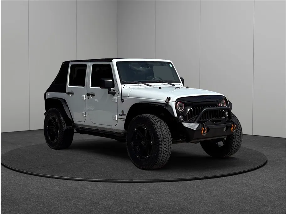 White 2016 Jeep Wrangler Unlimited Sport SUV 4D for sale in Jacksonville, FL