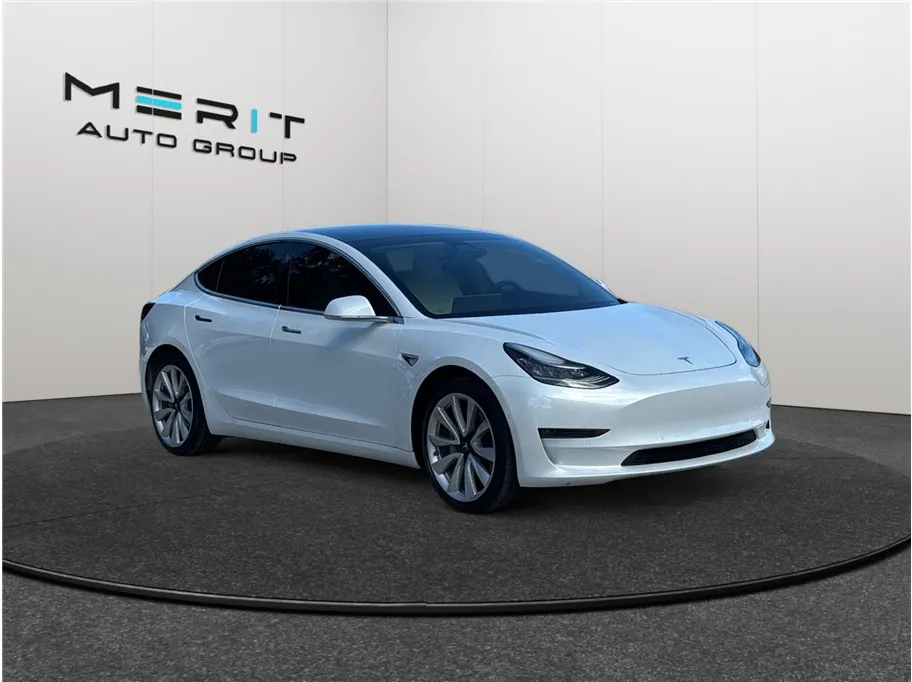 White 2019 Tesla Model 3 Long Range Sedan 4D for sale in Jacksonville, FL