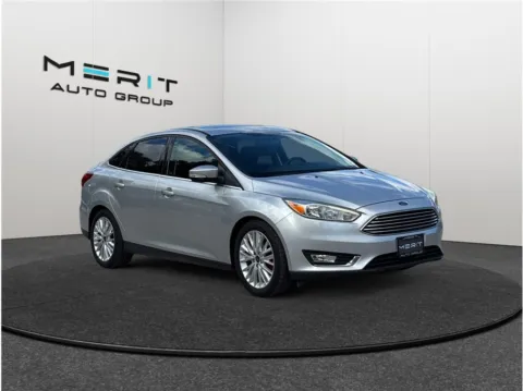 Silver 2017 Ford Focus Titanium Sedan 4D for sale in Jacksonville, FL