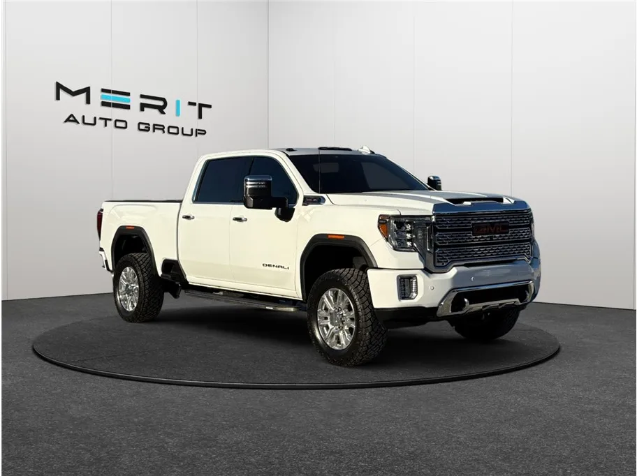 White 2020 GMC Sierra 2500 HD Crew Cab Denali Pickup 4D 6 1/2 ft for sale in Jacksonville, FL