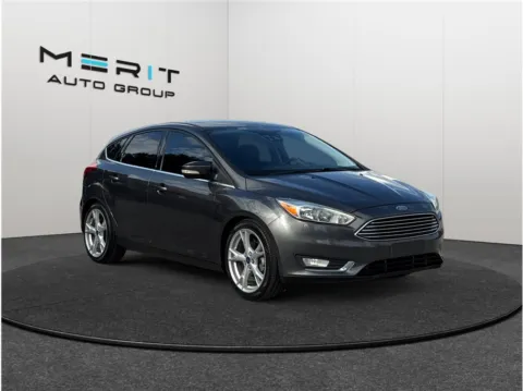 Gray 2015 Ford Focus Titanium Hatchback 4D for sale in Jacksonville, FL