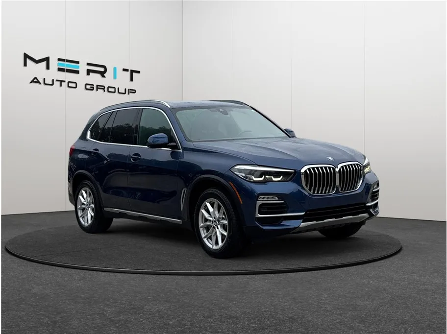 Blue 2019 BMW X5 xDrive40i Sport Utility 4D for sale in Jacksonville, FL