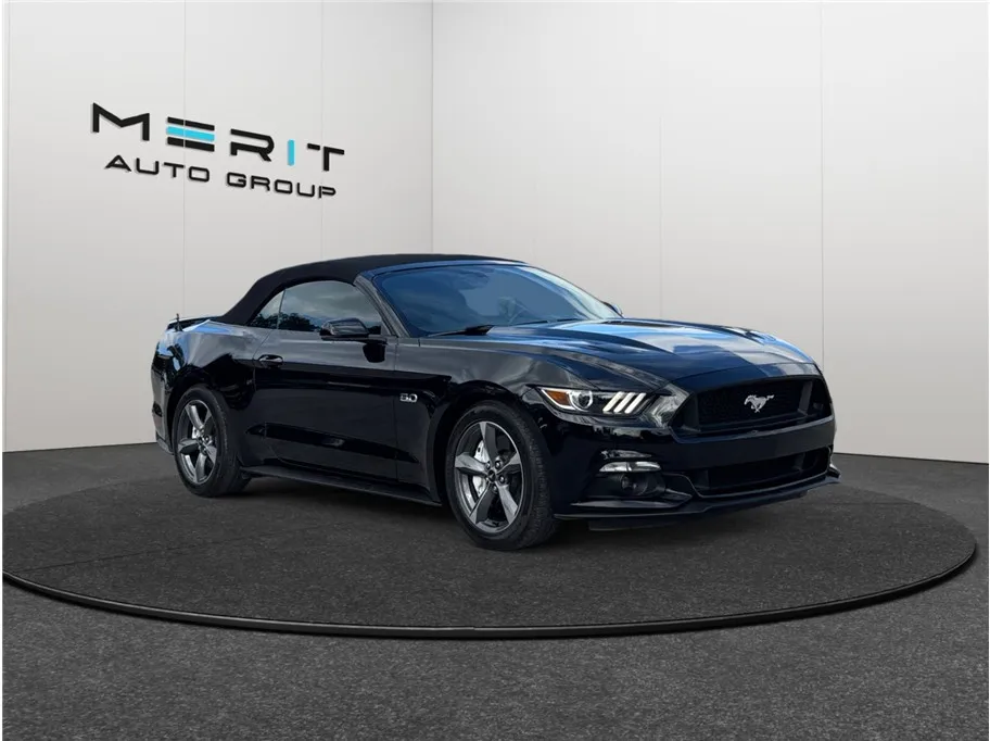 Black 2015 Ford Mustang GT Premium Convertible 2D for sale in Jacksonville, FL