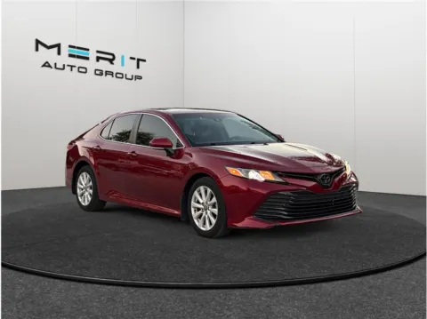 Red 2018 Toyota Camry LE Sedan 4D for sale in Jacksonville, FL