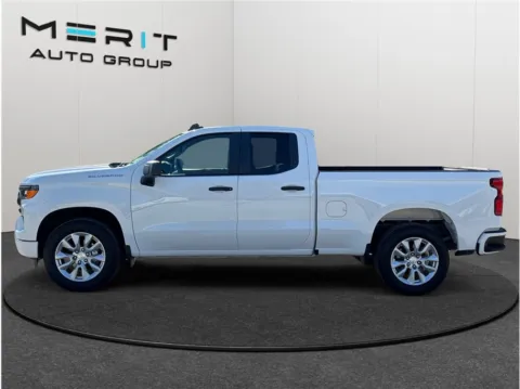More photos of 2022 Chevrolet Silverado 1500 Double Cab Custom Pickup 4D 6 1/2 ft at Merit Auto Group Atlantic, FL