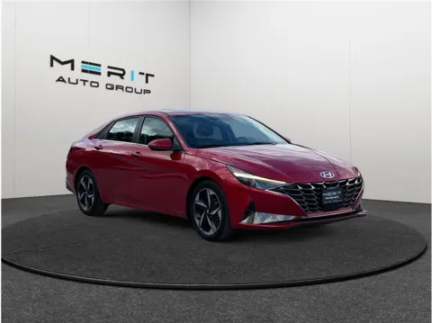 Red 2021 Hyundai Elantra Limited Sedan 4D for sale in Jacksonville, FL