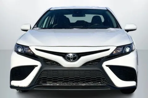 Another view of 2021 Toyota Camry SE Nightshade Edition Sedan 4D for sale in Janesville, WI at Cool Car Guys